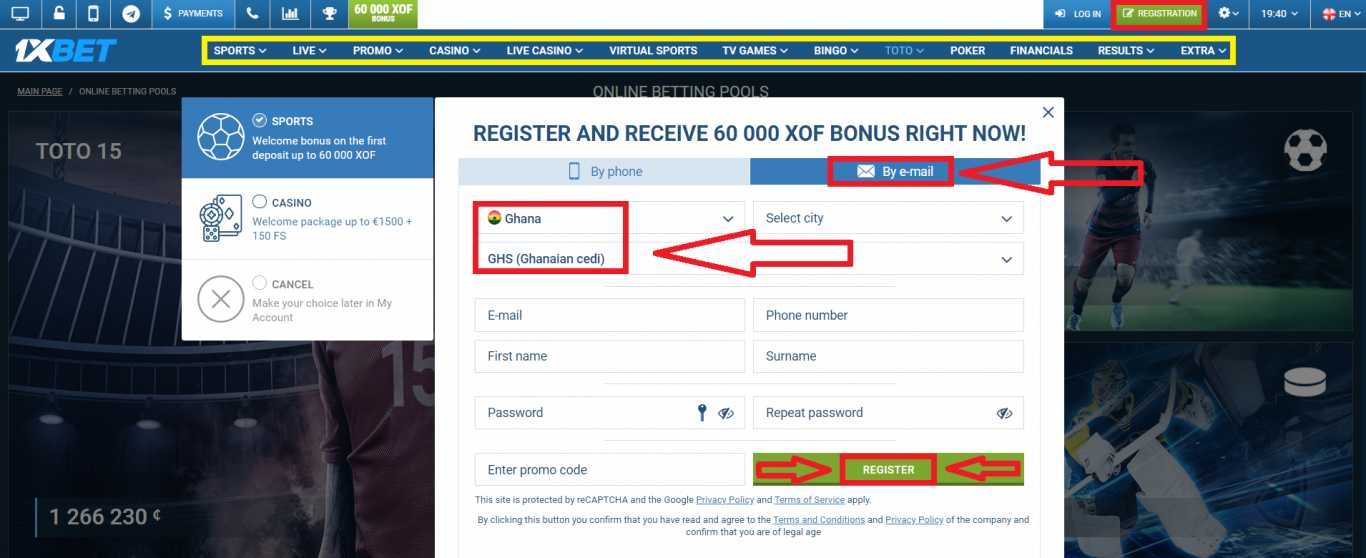 How to Use 1xBet Registration Bonus